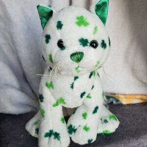 Webkinz Clover Kitty Cat Stuffed Animal